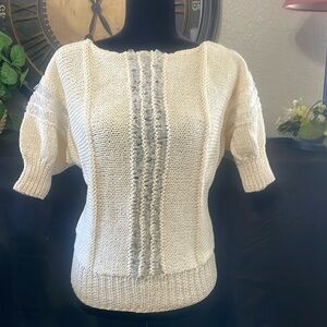 Knit pullover sweater